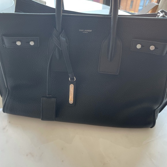 Saint Laurent Sac de Jour Black Grained Leather - Picture 8 of 16